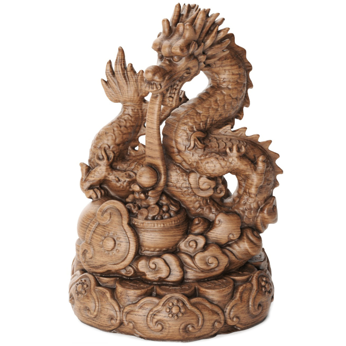 Statuette made of beech "Dragon", option No. 2